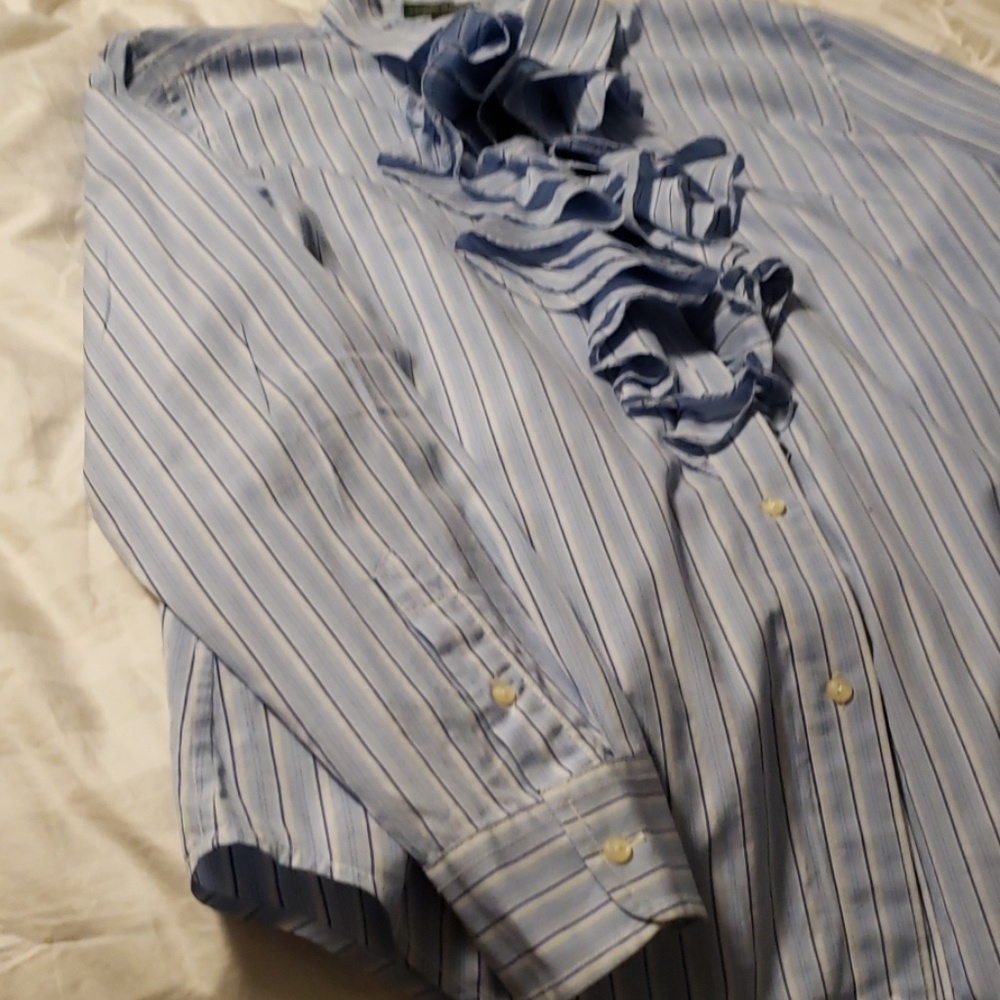 Blue button down shirt - Picture 3 of 3
